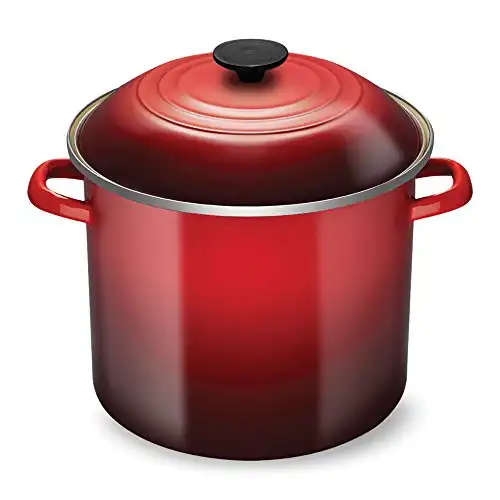 Le Creuset Enamel-on-Steel Covered Stockpot, 10-Quart