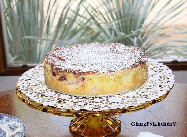 Almond Plum Cake with Crème Fraiche Almond Plum Cake with Crème Fraiche