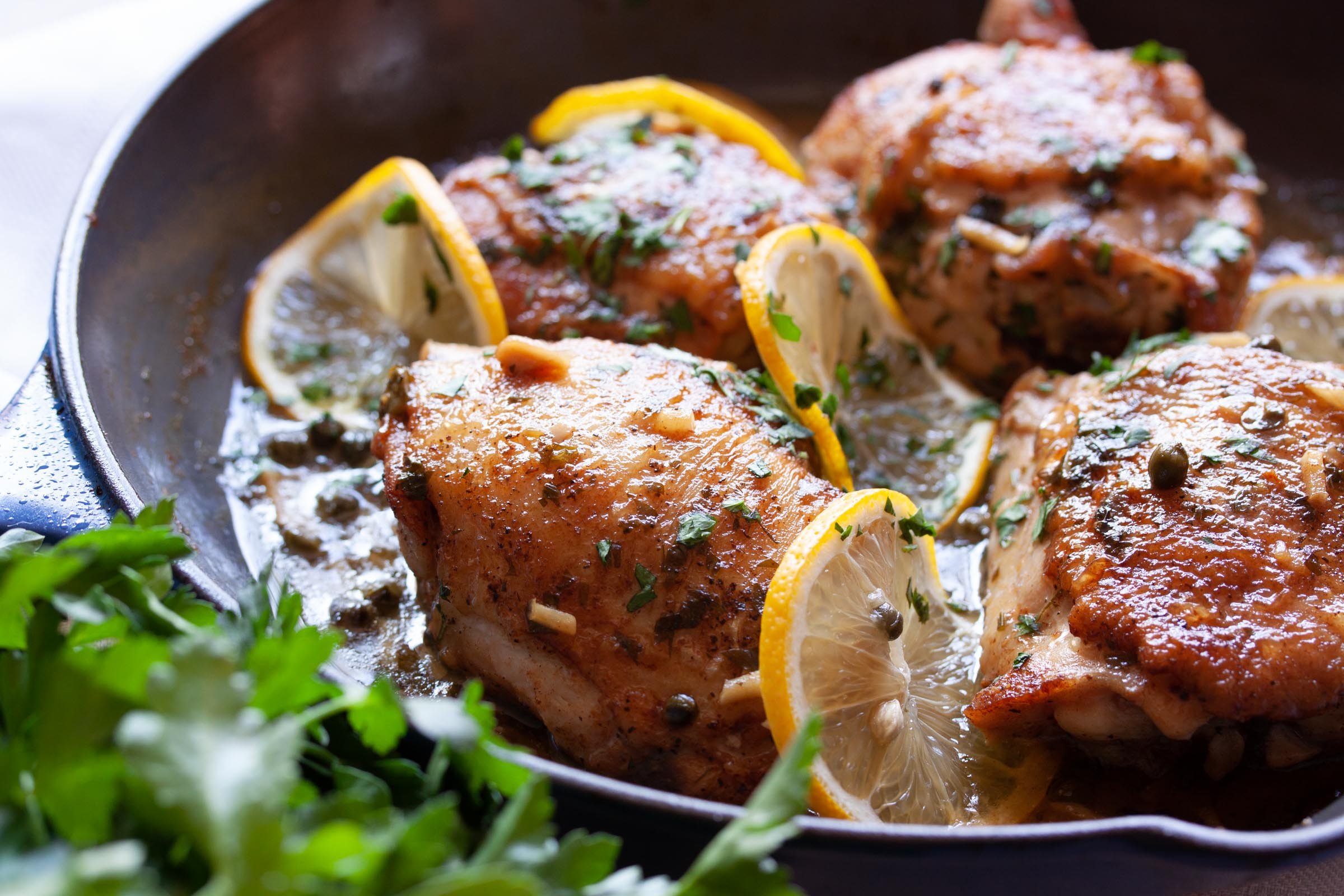 Brandy Chicken Piccata Brandy Chicken Piccata