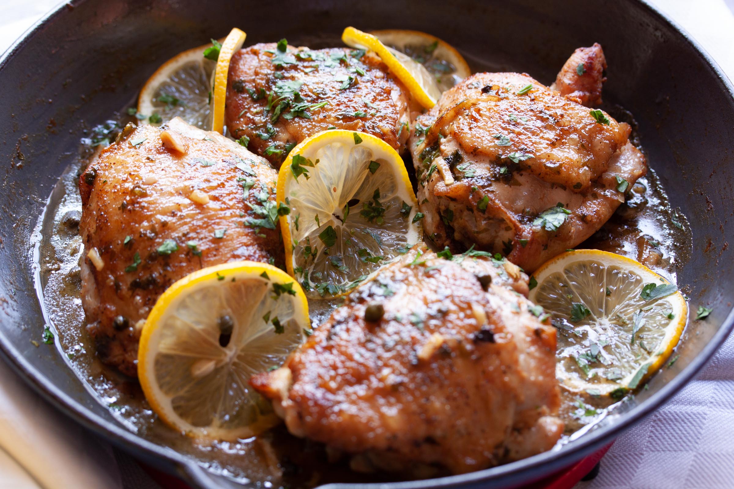 Brandy Chicken Piccata Brandy Chicken Piccata