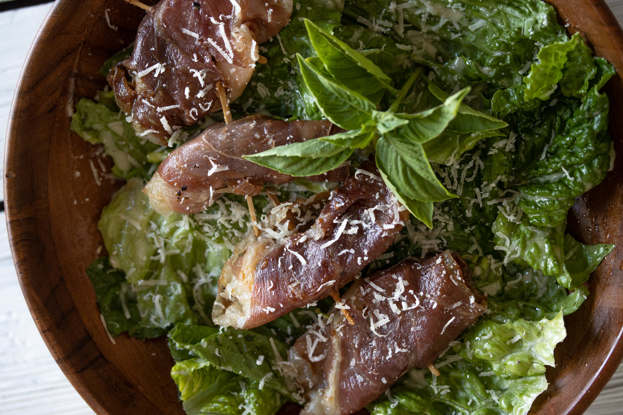 Caesar’s Salad Dressing With Shrimps Saltimbocca Caesar’s Salad Dressing With Shrimps Saltimbocca