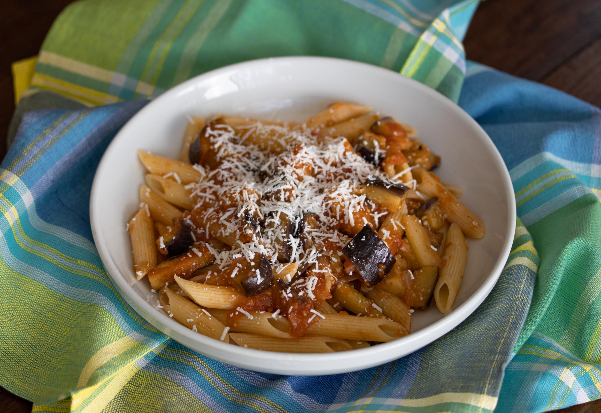 Eggplant, Pasta and Ricotta Salata Eggplant, Pasta and Ricotta Salata