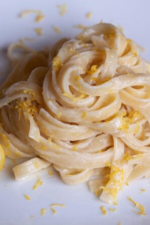fettuccine with lemon mascarpone sauce