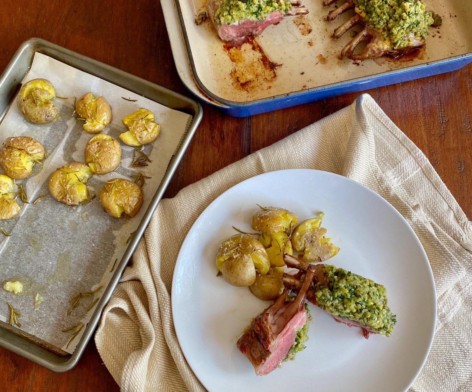 Rack of Lamb with Parsley Rack of Lamb with Parsley