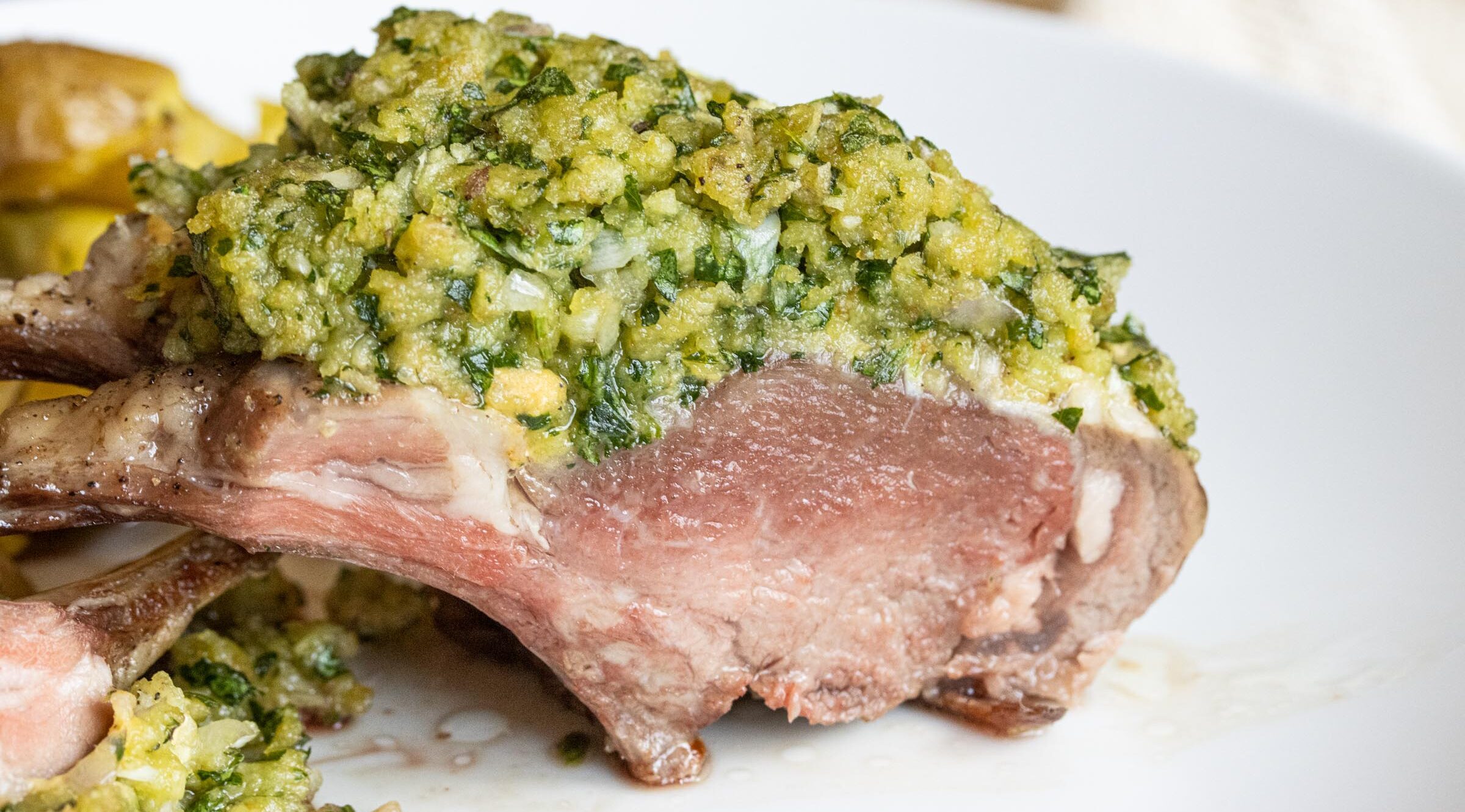 Rack of Lamb with Parsley Rack of Lamb with Parsley