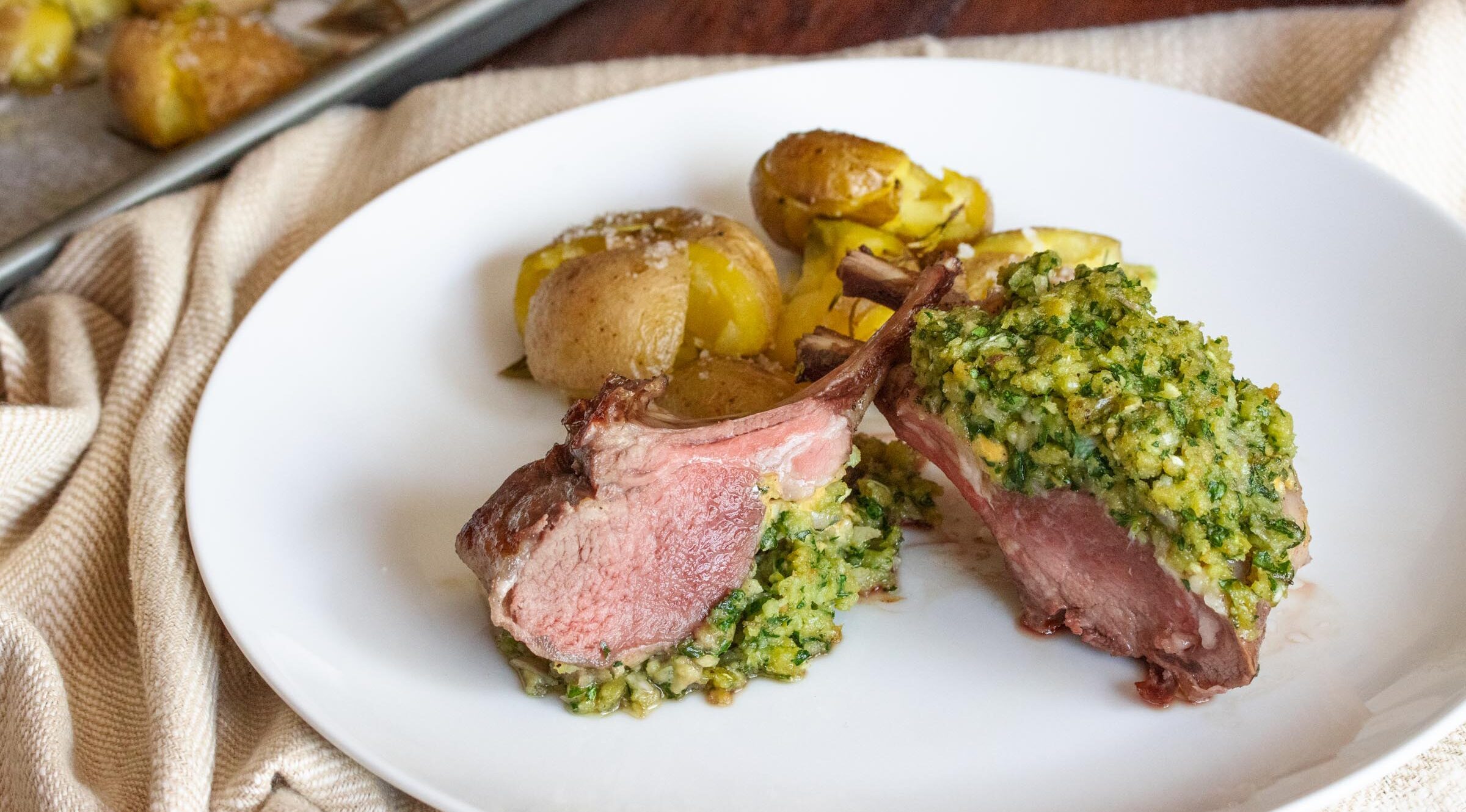 Rack of Lamb with Parsley Rack of Lamb with Parsley