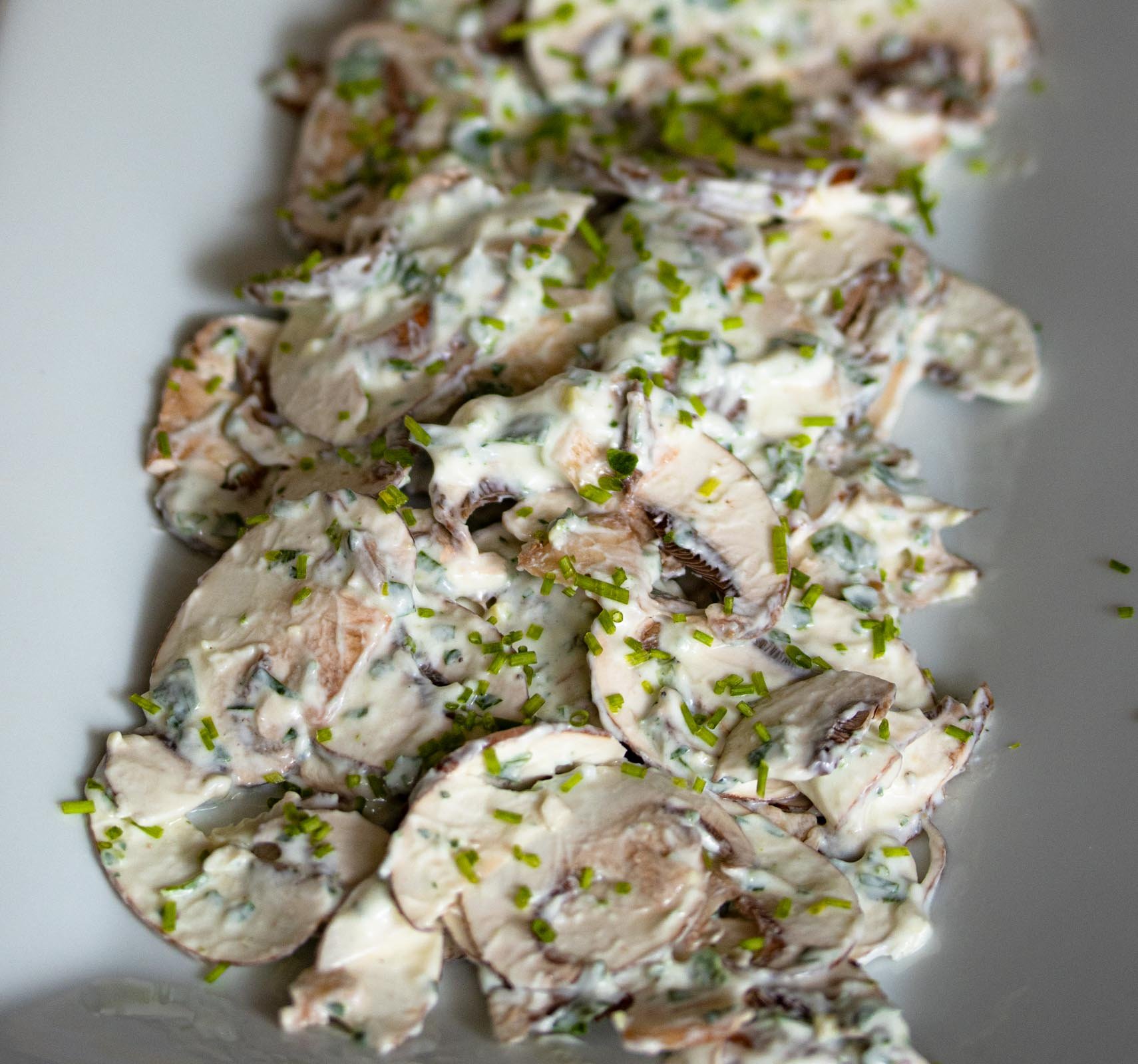 Easy Mushroom Salad With Herbs Easy Mushroom Salad With Herbs