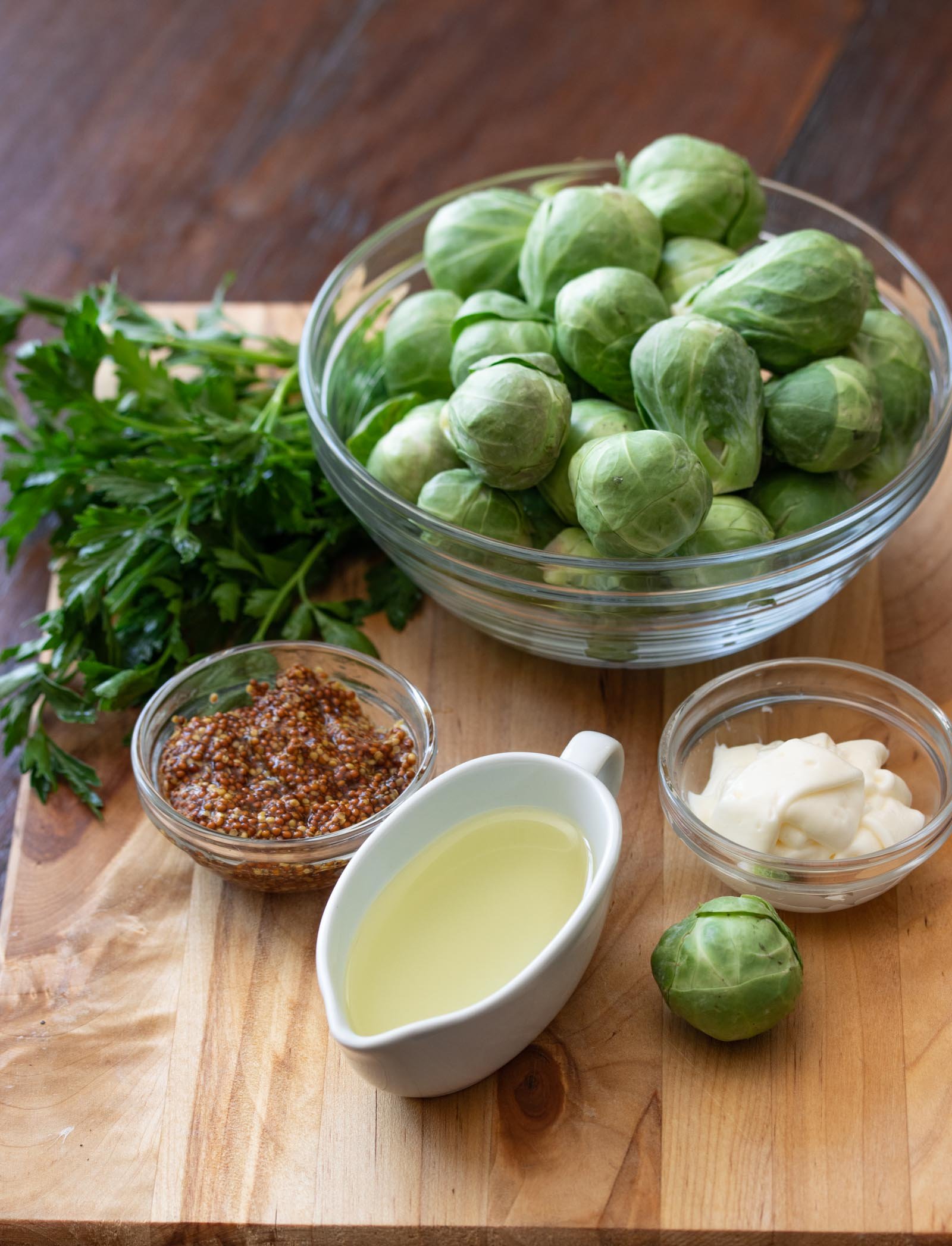 Oven Roasted Brussels Sprouts with Mustard Oven Roasted Brussels Sprouts with Mustard