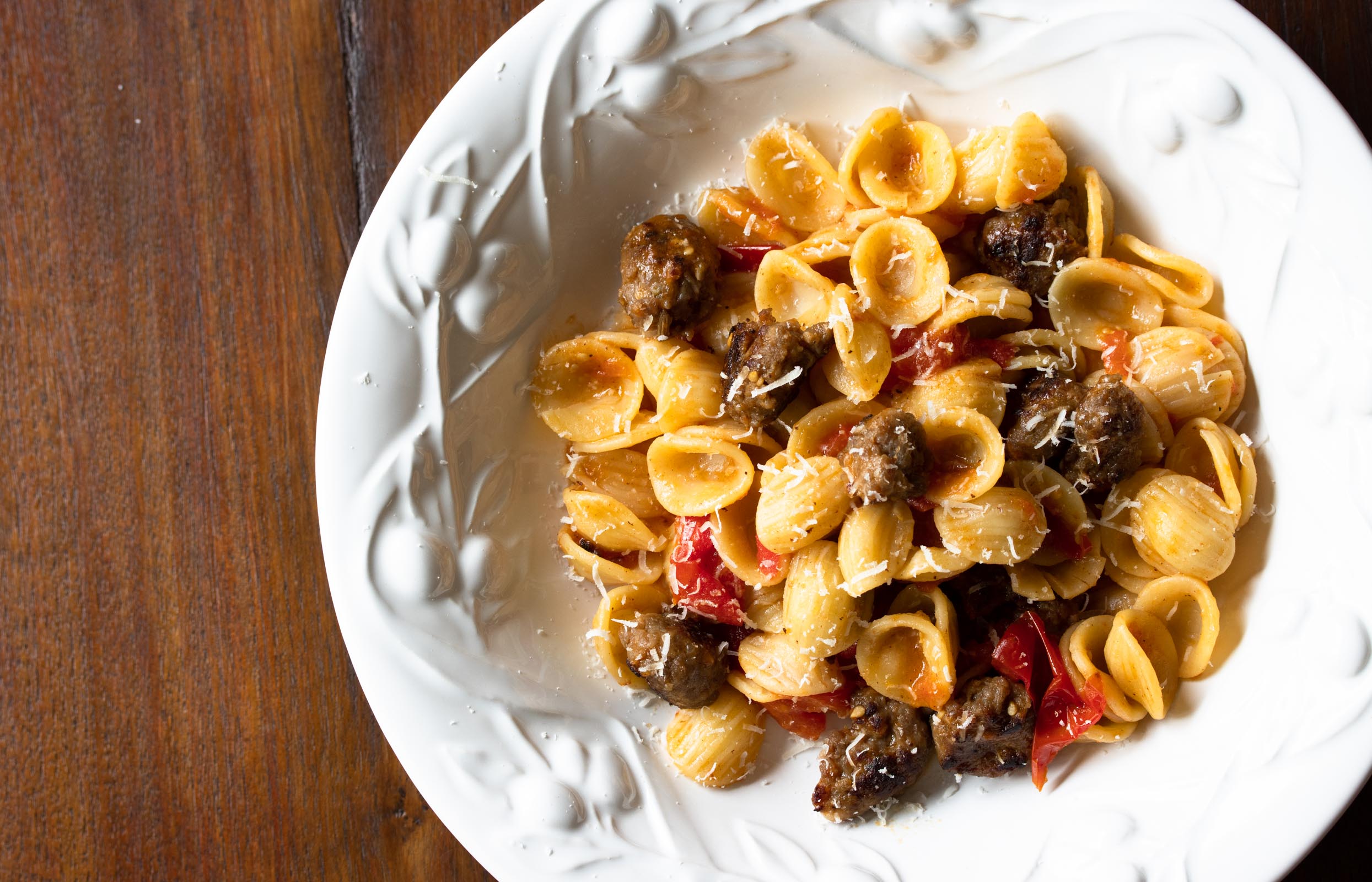 Orecchiette Pasta With Sausage And Tomatoes Orecchiette Pasta With Sausage And Tomatoes