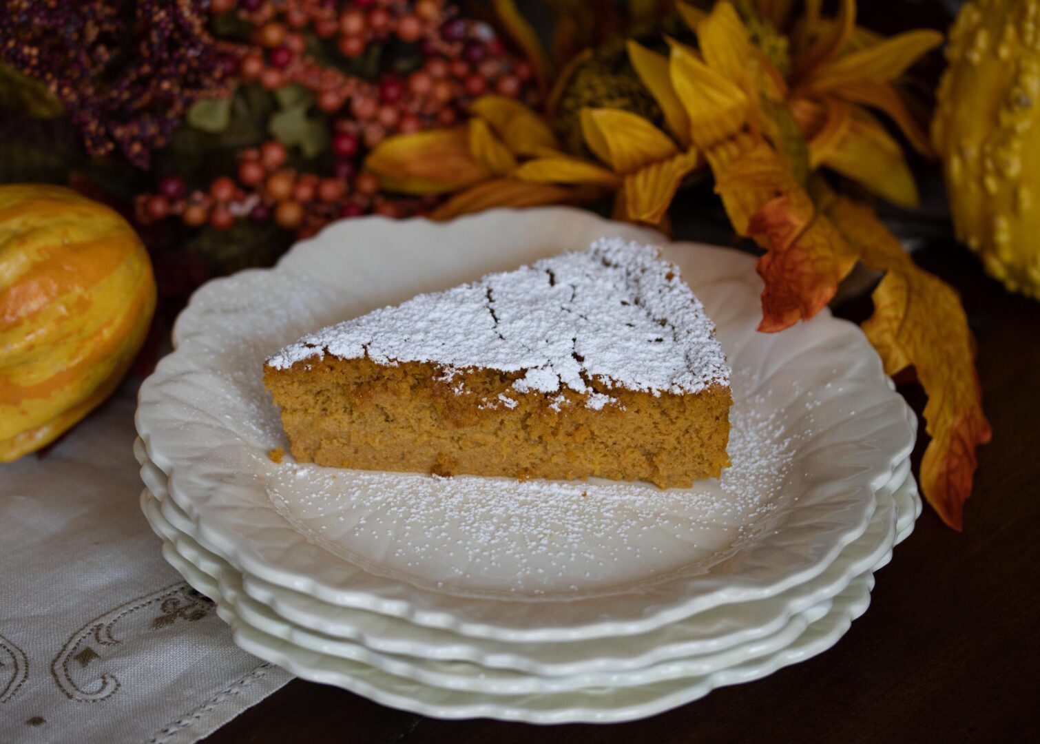 pumpkin-white chocolate souffle cake pumpkin-white chocolate souffle cake