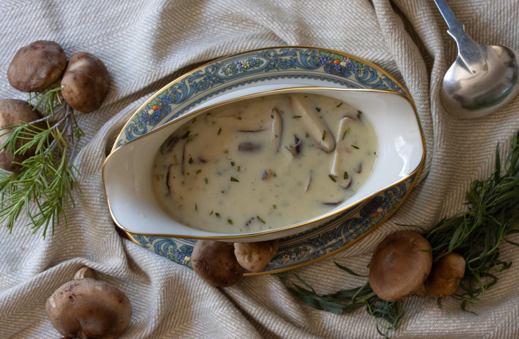 shiitake mushrooms gravy shiitake mushrooms gravy in gravy boat
