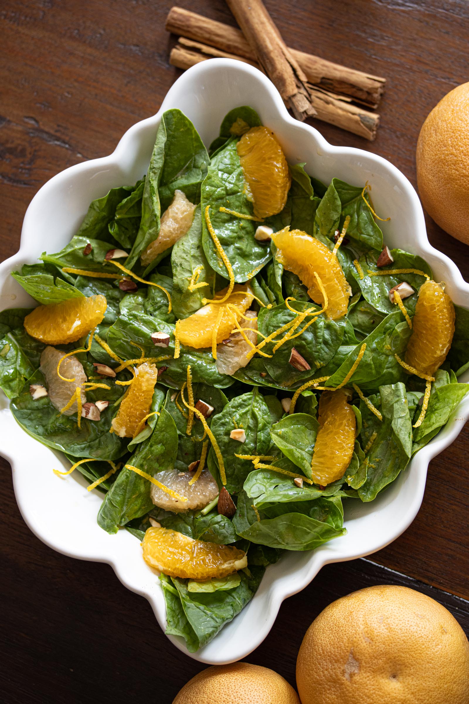 Spinach Salad With Citrus Dressing Spinach Salad With Citrus Dressing