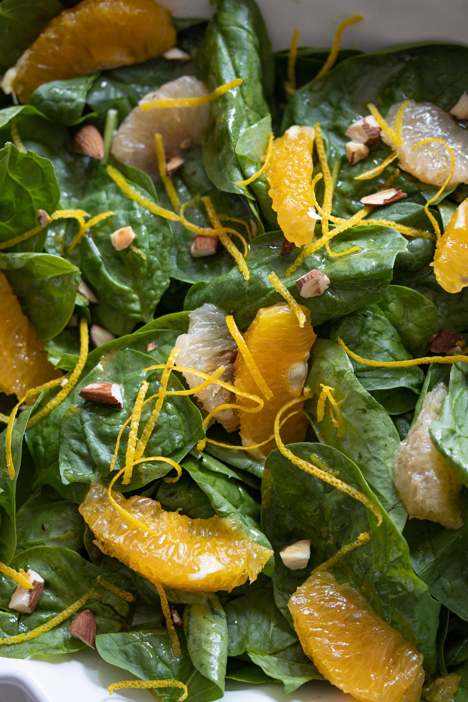 Spinach Salad With Citrus Dressing Spinach Salad With Citrus Dressing